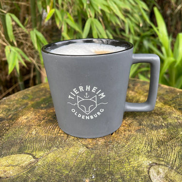 Kaffee-Tasse grau