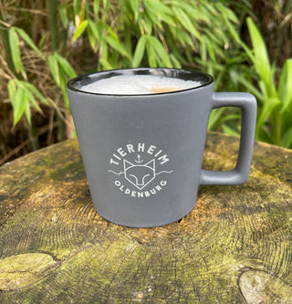 Kaffee-Tasse grau