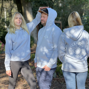 Hoodie hellblau