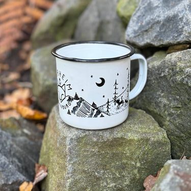 Emaille-Tasse