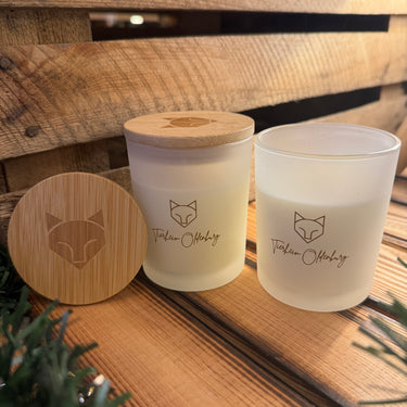 Kerze weiß - Vanille