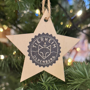 Weihnachtsstern Holz