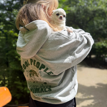 Hoodie-Backprint "Cool People"