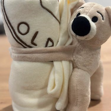 Kinderdecke mit süßem Kuschelbärchen